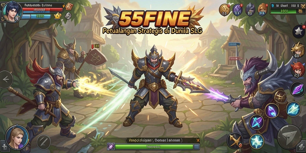 Tampilan utama gameplay SLG yang seru dan strategis.