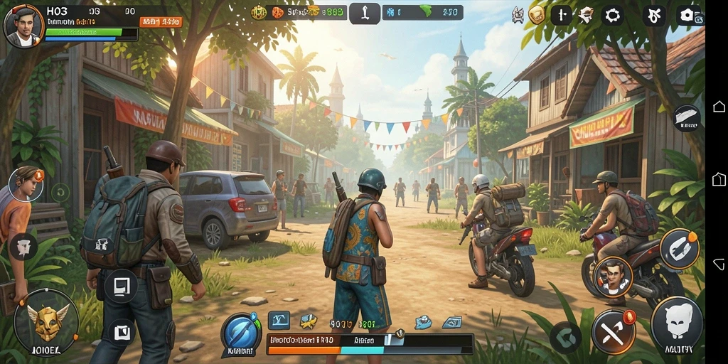 Tampilan gameplay H03 yang menarik dan mendetail memberikan pengalaman yang imersif.