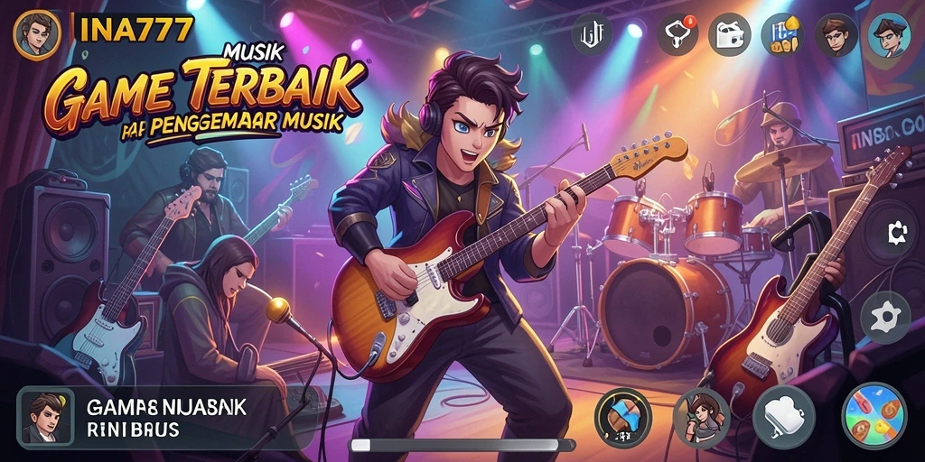 Tampilan gameplay INA777 yang menawan dengan musik yang menggugah semangat.