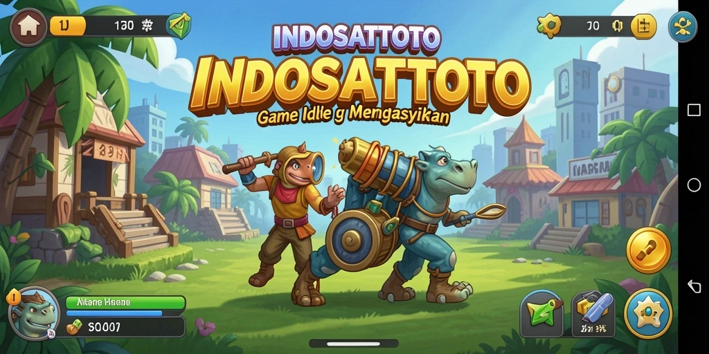 Screenshot INDOSATTOTO yang menunjukkan gameplay Idle yang menarik.
