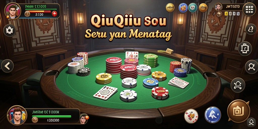 Tampilan gameplay seru di JMTOTO dengan aksi QiuQiu.