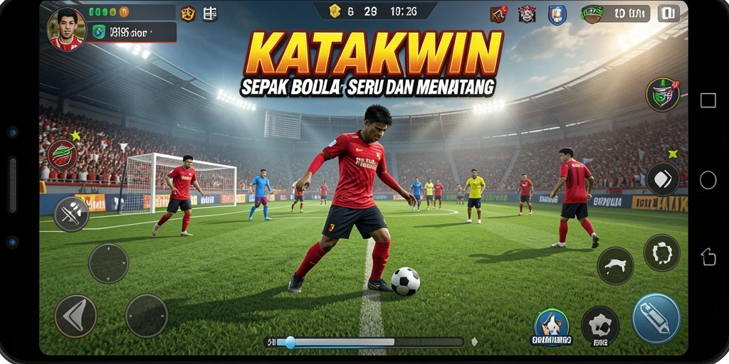 Pengalaman gameplay KATAKWIN yang seru dan mendebarkan.