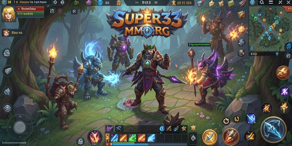 Tampilan gameplay dari SUPER33 yang seru dan penuh aksi.